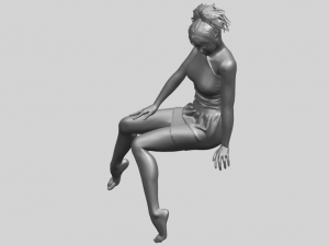 naked girl e05 Model Cetak 3D