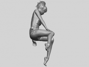 naked girl e05 Model Cetak 3D