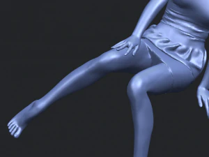 naked girl e05 3D Print Model
