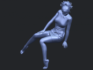 naked girl e05 Model Cetak 3D