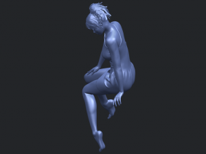 naked girl e05 Model Cetak 3D