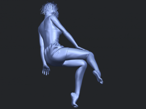 naked girl e05 Model Cetak 3D