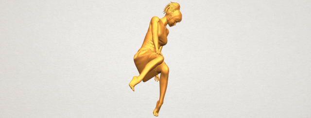 naked girl e06 3D-Druckmodell .c4d .max .obj .3ds .fbx .stl .blend 