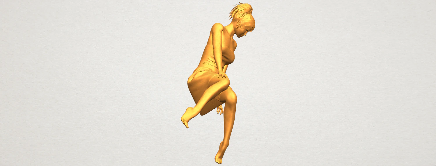 naked girl e06 3D Print Model .c4d .max .obj .3ds .fbx .stl .blend
