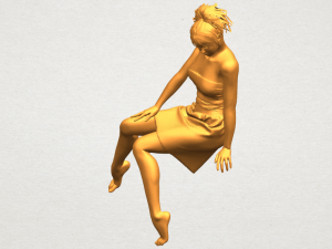 naked girl e06 3D-Druckmodell