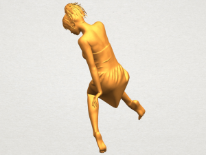 naked girl e06 3D-Druckmodell