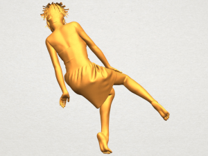 naked girl e06 3D-Druckmodell