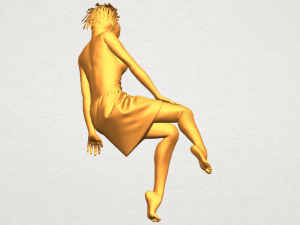 naked girl e06 3D-Druckmodell