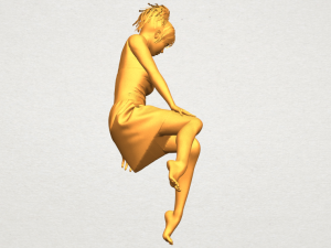 naked girl e06 3D-Druckmodell