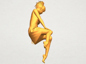 naked girl e06 3D Print Model