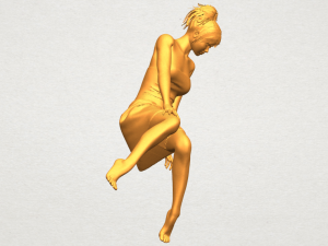 naked girl e06 3D-Druckmodell