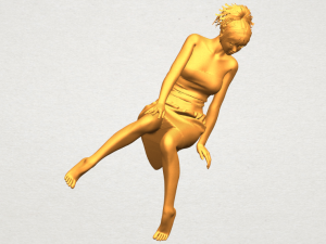 naked girl e06 3D-Druckmodell
