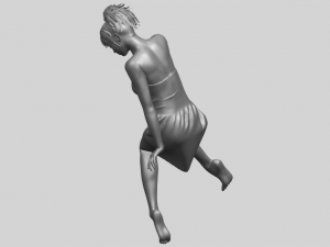 naked girl e06 3D-Druckmodell