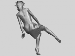naked girl e06 3D-Druckmodell