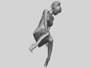 naked girl e06 3D-Druckmodell