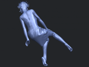 naked girl e06 3D-Druckmodell