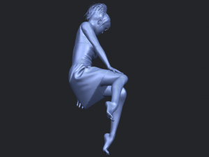naked girl e06 3D-Druckmodell