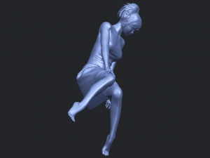 naked girl e06 3D-Druckmodell