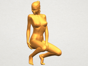 naked girl d04 Modelo de impresión 3D