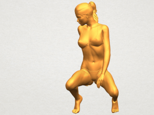 naked girl d04 3D Принт Модель