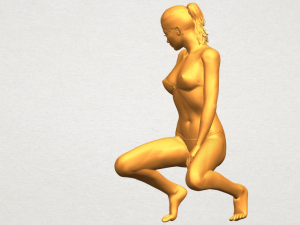 naked girl d04 3D Принт Модель