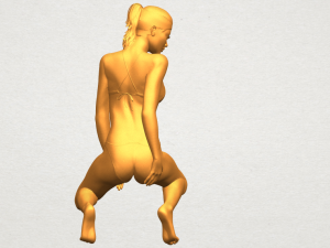 naked girl d04 3D Принт Модель