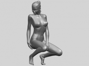 naked girl d04 3D Принт Модель