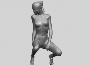 naked girl d04 3D Принт Модель