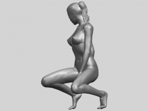naked girl d04 3D Принт Модель