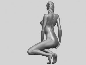 naked girl d04 3D Принт Модель