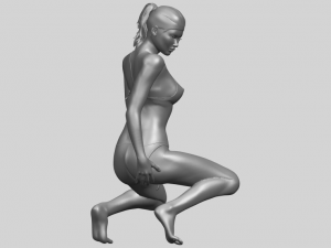 naked girl d04 3D Принт Модель
