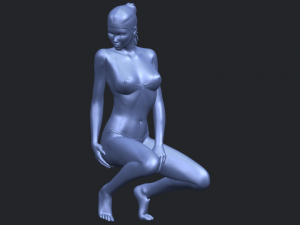 naked girl d04 3D Принт Модель