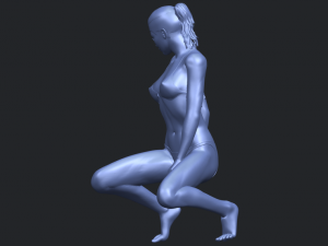 naked girl d04 3D Принт Модель