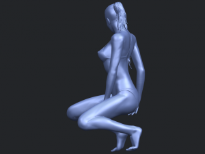 naked girl d04 3D Принт Модель