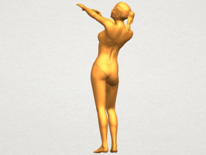 naked girl d05 Model Cetak 3D
