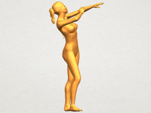 naked girl d05 Model Cetak 3D