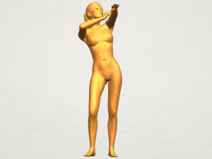 naked girl d05 Model Cetak 3D