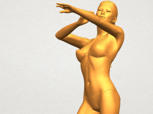 naked girl d05 Model Cetak 3D