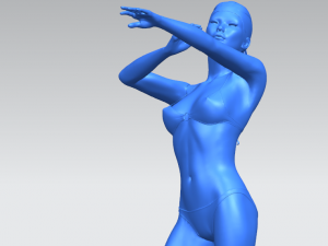naked girl d05 Model Cetak 3D