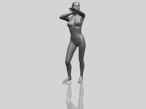 naked girl d05 Model Cetak 3D