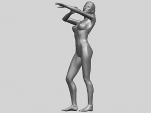 naked girl d05 Model Cetak 3D