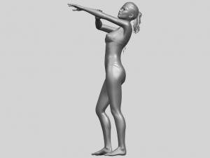 naked girl d05 Model Cetak 3D
