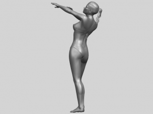 naked girl d05 Model Cetak 3D