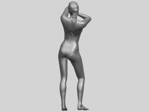 naked girl d05 Model Cetak 3D