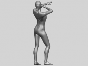 naked girl d05 Model Cetak 3D