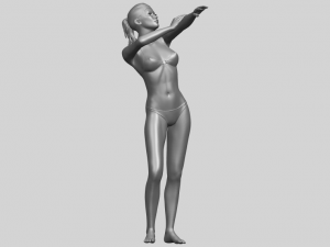 naked girl d05 Model Cetak 3D