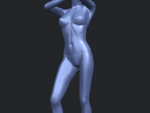 naked girl d05 Model Cetak 3D