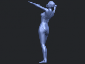 naked girl d05 Model Cetak 3D