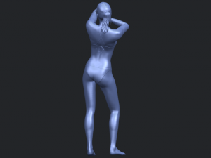 naked girl d05 Model Cetak 3D