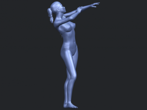 naked girl d05 Model Cetak 3D